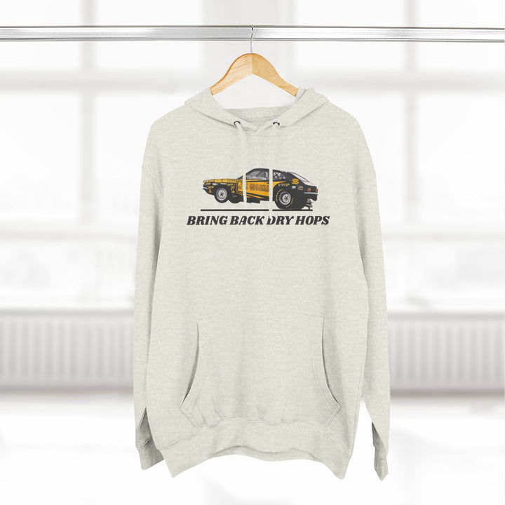 Revelry1 Bring Back Dry Hops Vintage Motorsport Drag Racing Hoodie