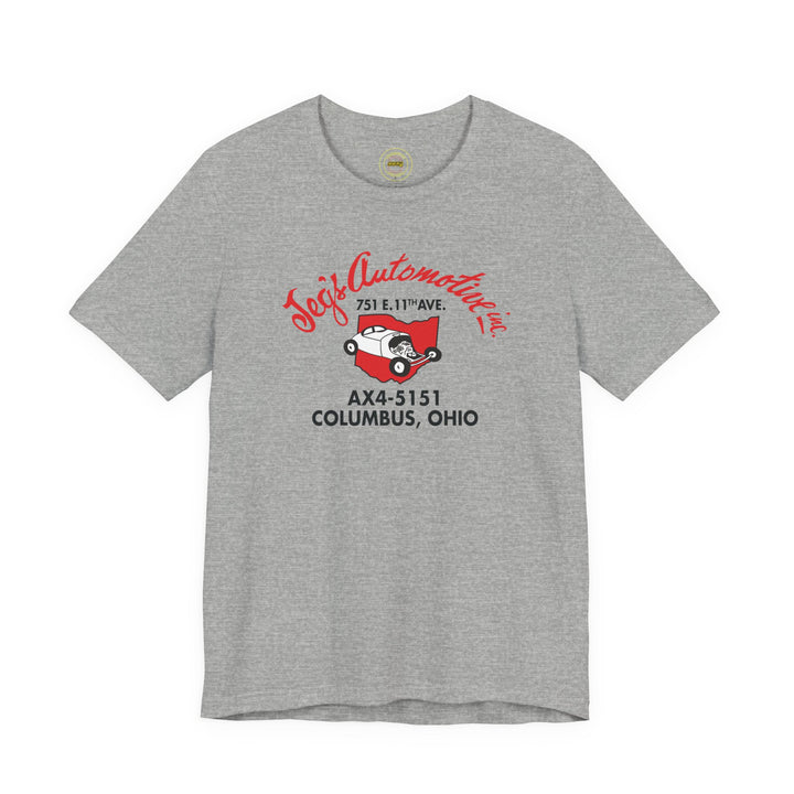 Revelry1 Vintage JEGS “First Sign” T-Shirt – Classic Columbus Racing Heritage Tee