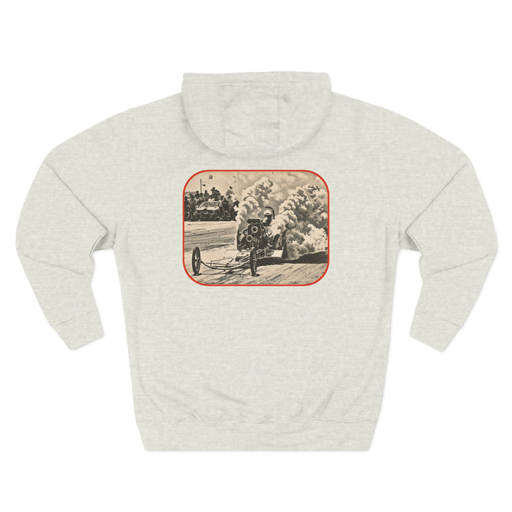 Revelry1 Vintage Make Smoke Hoodie – Front Engine Dragster Burnout Racing Sweatshirt