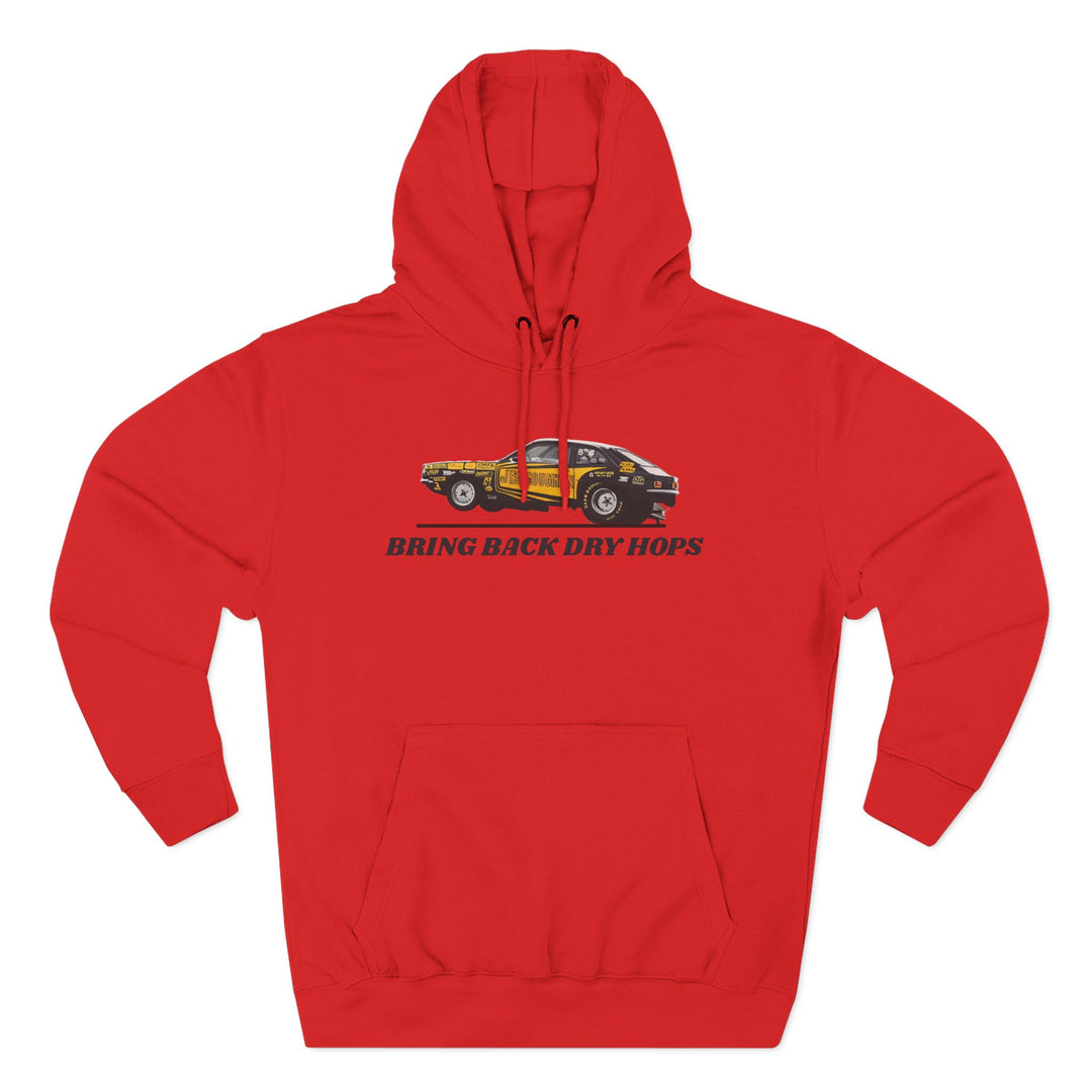 Revelry1 Bring Back Dry Hops Vintage Motorsport Drag Racing Hoodie