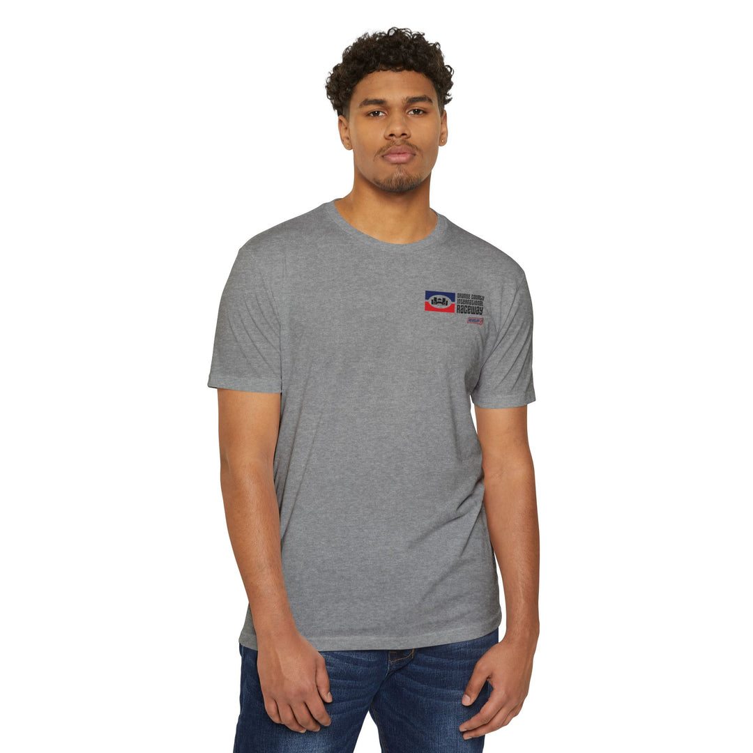 Revelry1 Vintage OCIR 64-Funny Car Race Jersey T-Shirt [Unisex]