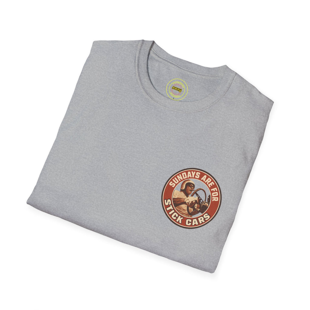 Revelry1 Sundays Are For Stick Cars Softstyle T-Shirt [Unisex]