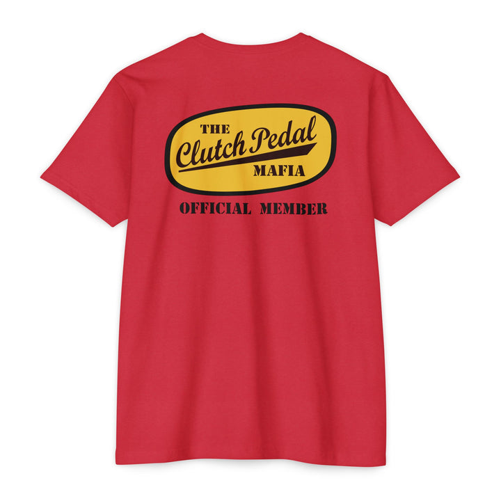 Revelry1 “Clutch Pedal Mafia” Vintage Logo Jersey T-Shirt for Stick Car Lovers