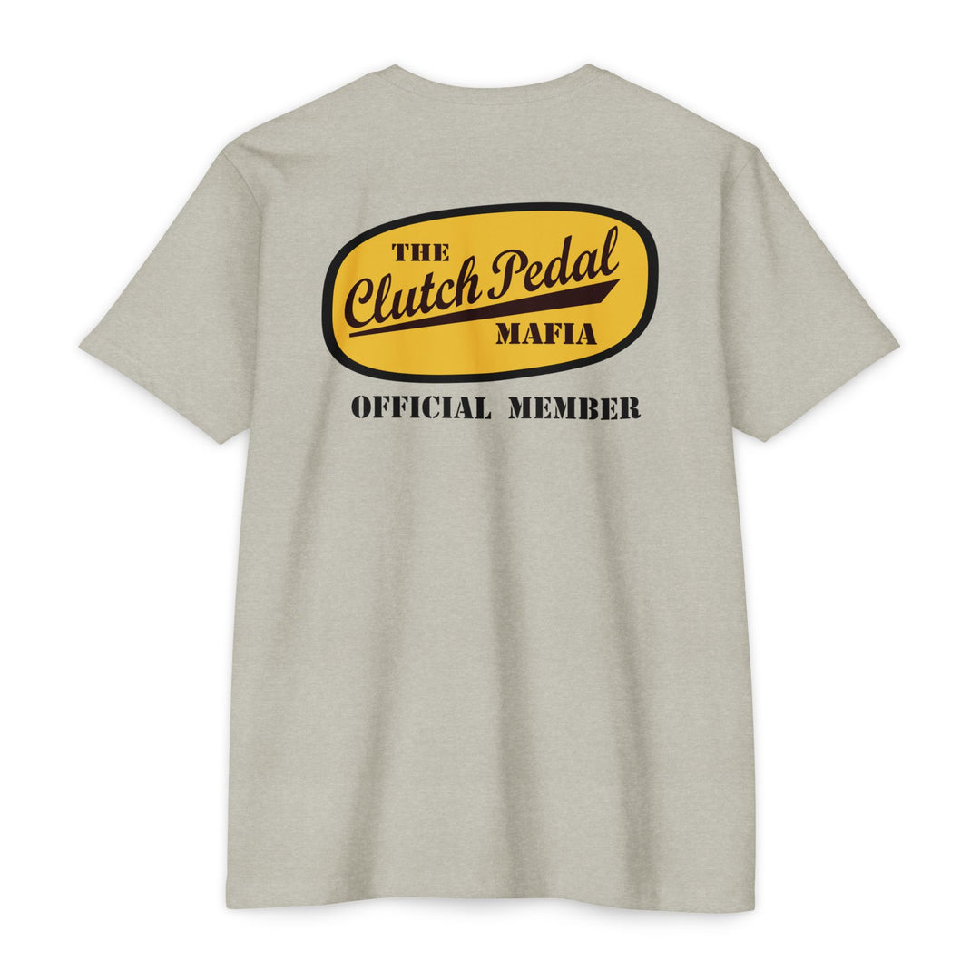 Revelry1 “Clutch Pedal Mafia” Vintage Logo Jersey T-Shirt for Stick Car Lovers