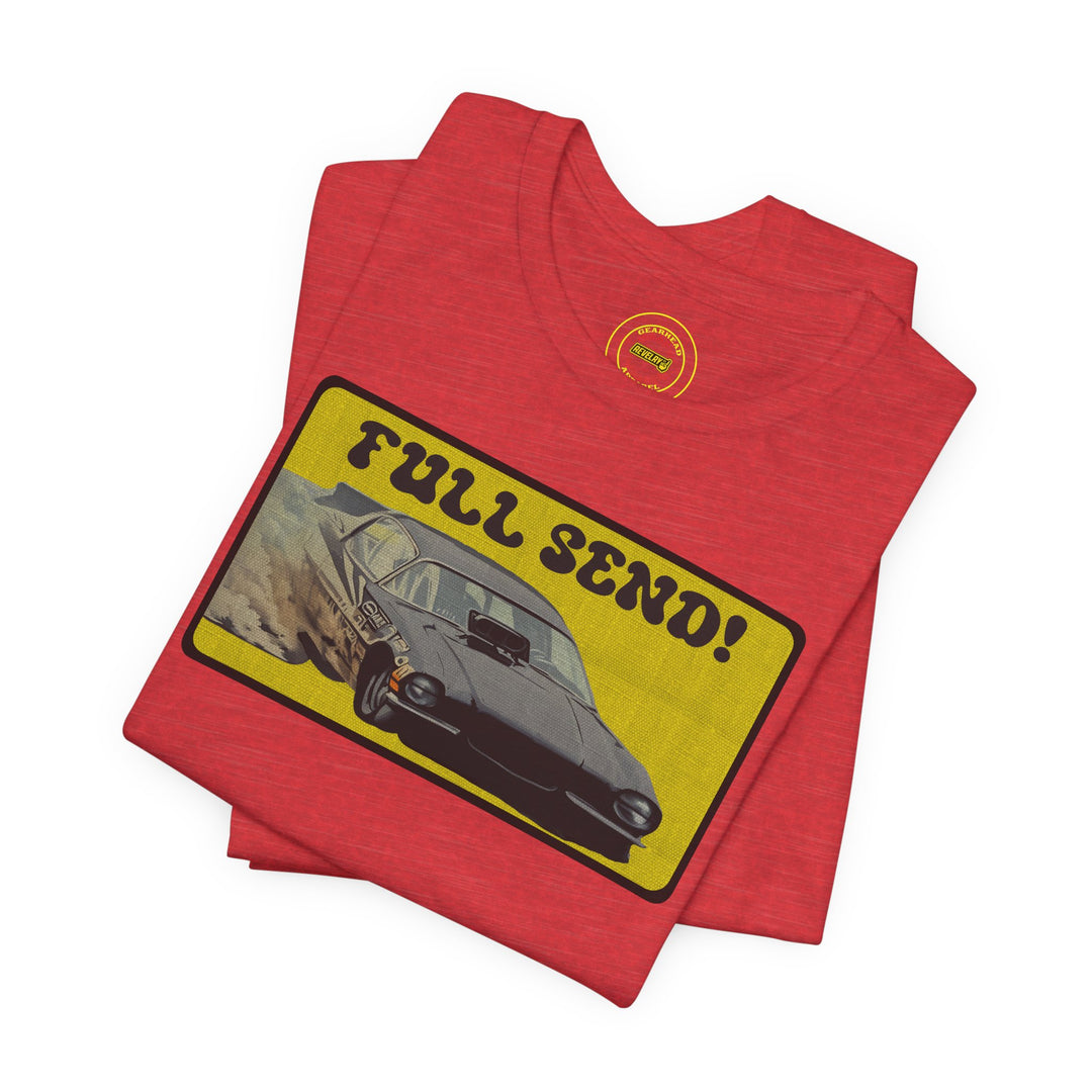 Revelry1 Full Send Funny Car T-Shirt | Vintage Nitro Drag Racing Tee