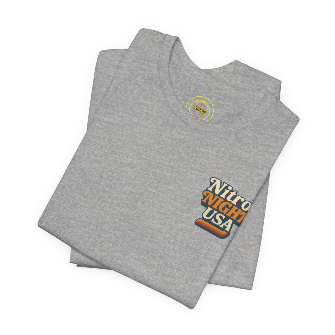 Revelry1 Vintage Funny Car Drag Racing “In the Beams” Jersey T-Shirt