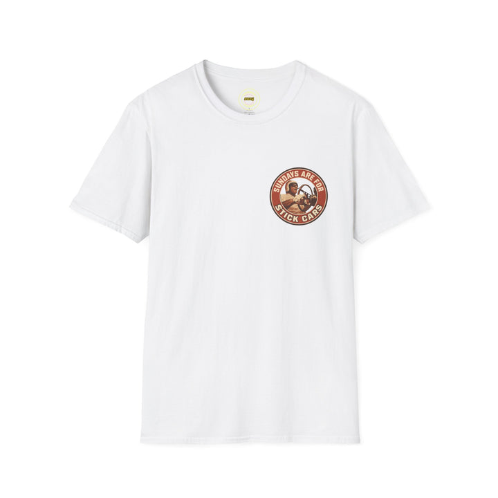 Revelry1 Sundays Are For Stick Cars Softstyle T-Shirt [Unisex]