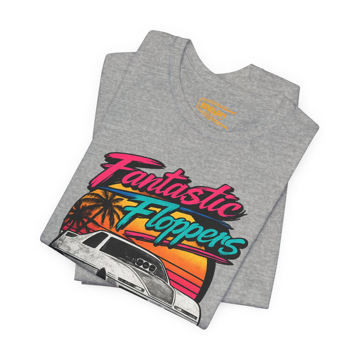 Revelry1 Retro 80s Fantastic Floppers Tee – Vintage Funny Car Drag Racing Shirt