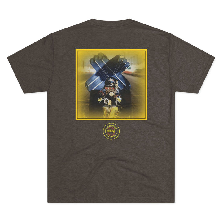 Revelry1 Peace & Racing Tri-Blend T-Shirt [Unisex]