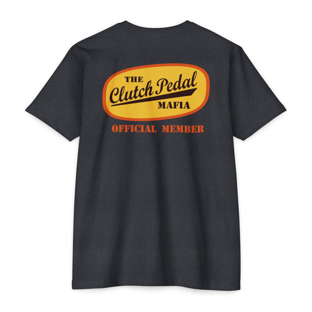 Revelry1 “Clutch Pedal Mafia” Vintage Logo Jersey T-Shirt for Stick Car Lovers