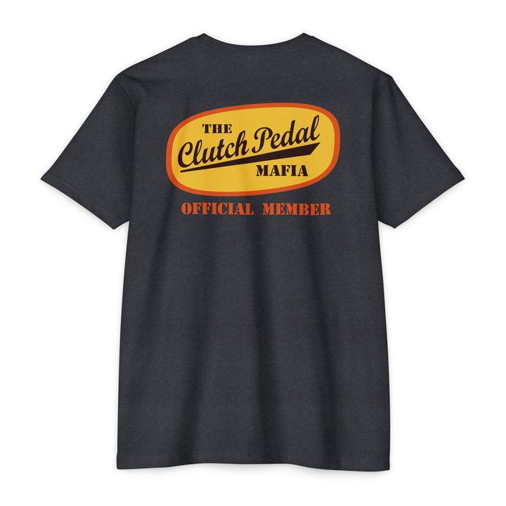 Revelry1 “Clutch Pedal Mafia” Vintage Logo Jersey T-Shirt for Stick Car Lovers
