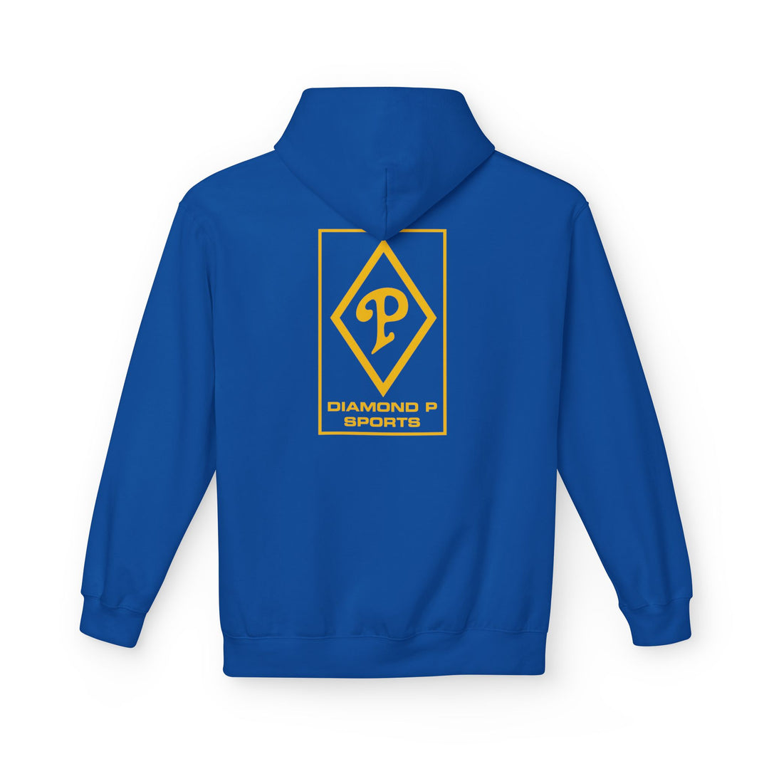 Revelry1 Vintage Diamond P Drag Racing Hoodie – Unisex Retro Motorsports Sweatshirt
