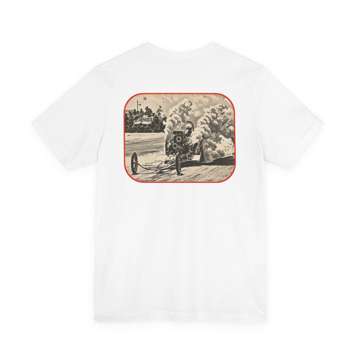 Revelry1 Make Smoke Drag Racing Tee – Vintage Front Engine Dragster Burnout Shirt