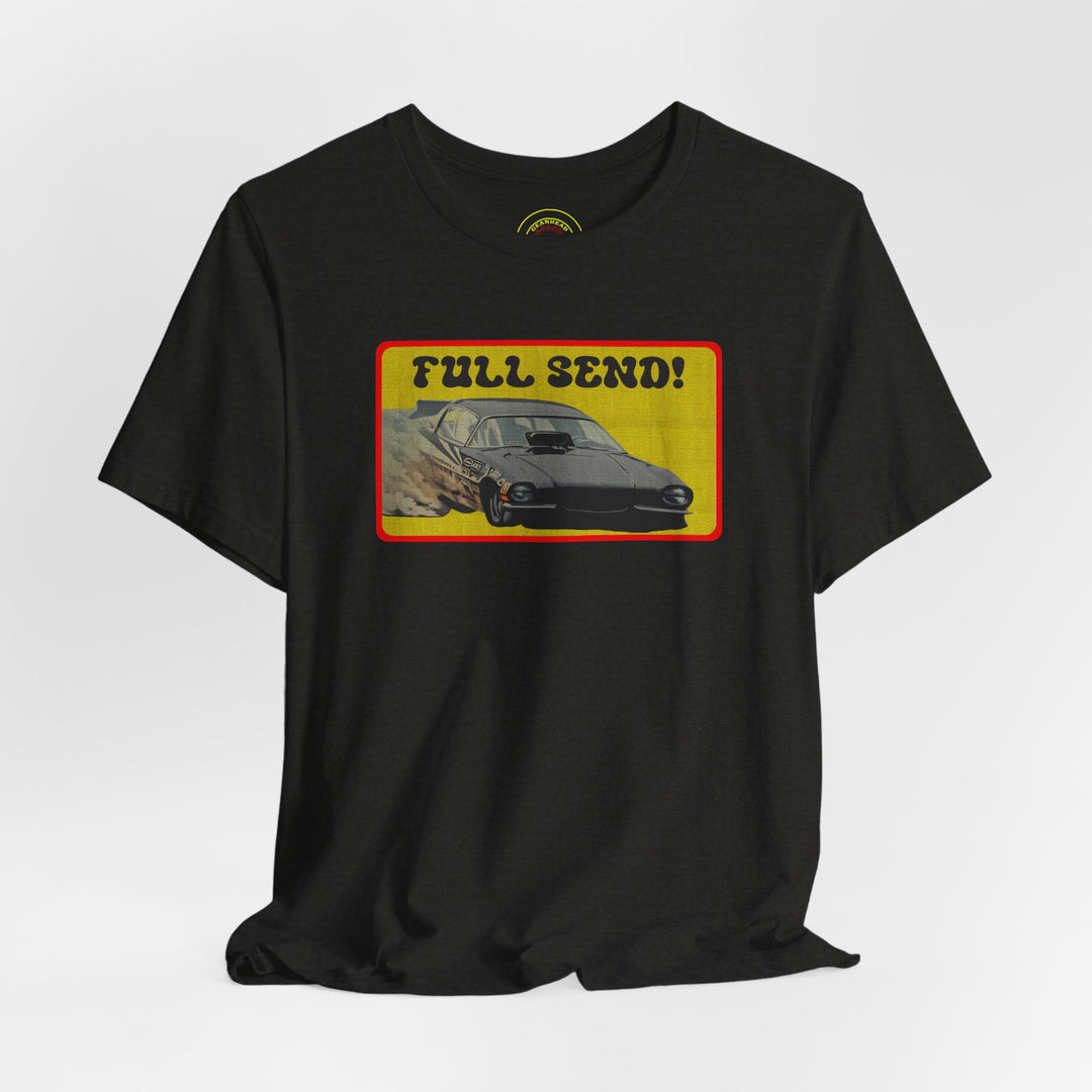 Revelry1 Full Send Funny Car T-Shirt | Vintage Nitro Drag Racing Tee
