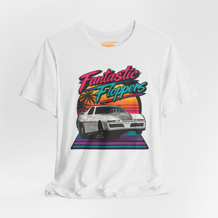 Revelry1 Retro 80s Fantastic Floppers Tee – Vintage Funny Car Drag Racing Shirt