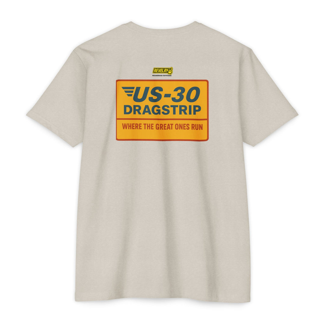 Revelry1 Vintage U.S 30 Dragstrip Jersey T-Shirt [Unisex]