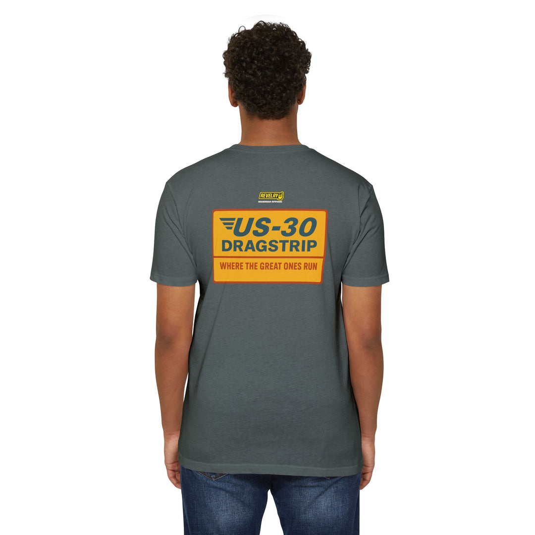 Revelry1 Vintage U.S 30 Dragstrip Jersey T-Shirt [Unisex]