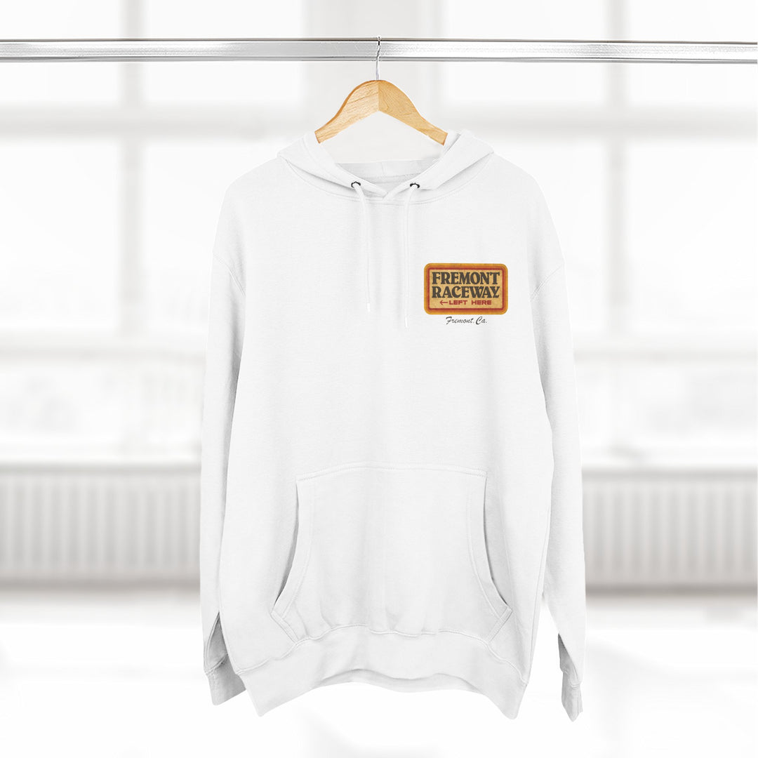 Revelry1 Vintage Fremont Raceway Soft Three-Panel Fleece Hoodie [Unisex]