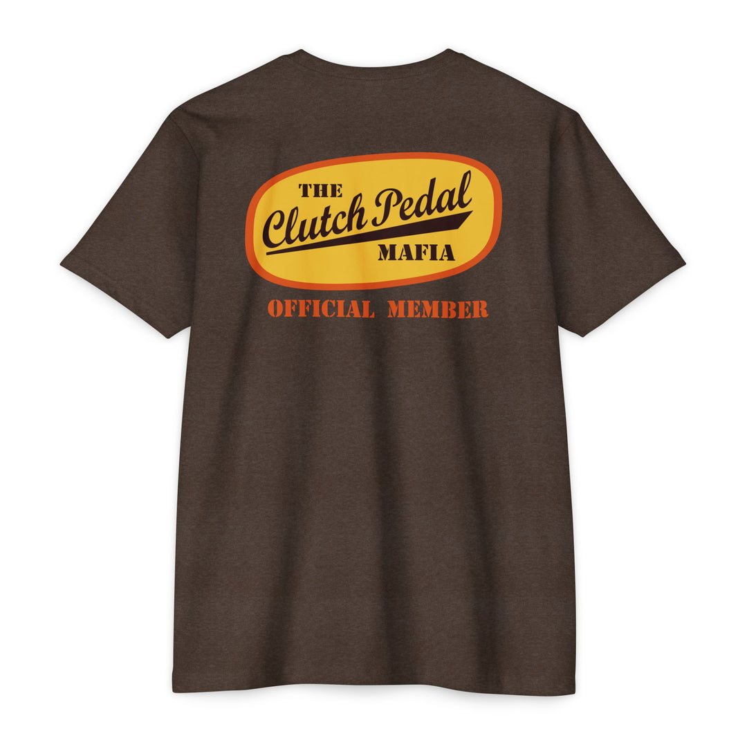Revelry1 “Clutch Pedal Mafia” Vintage Logo Jersey T-Shirt for Stick Car Lovers