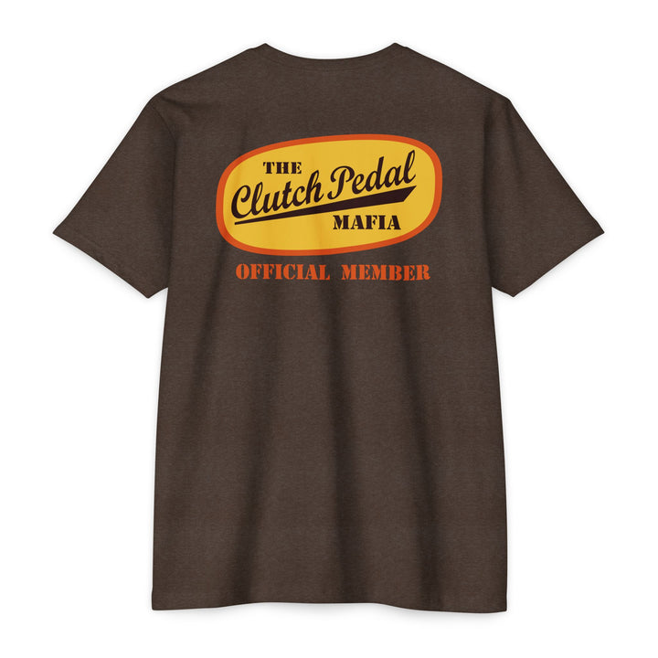 Revelry1 “Clutch Pedal Mafia” Vintage Logo Jersey T-Shirt for Stick Car Lovers