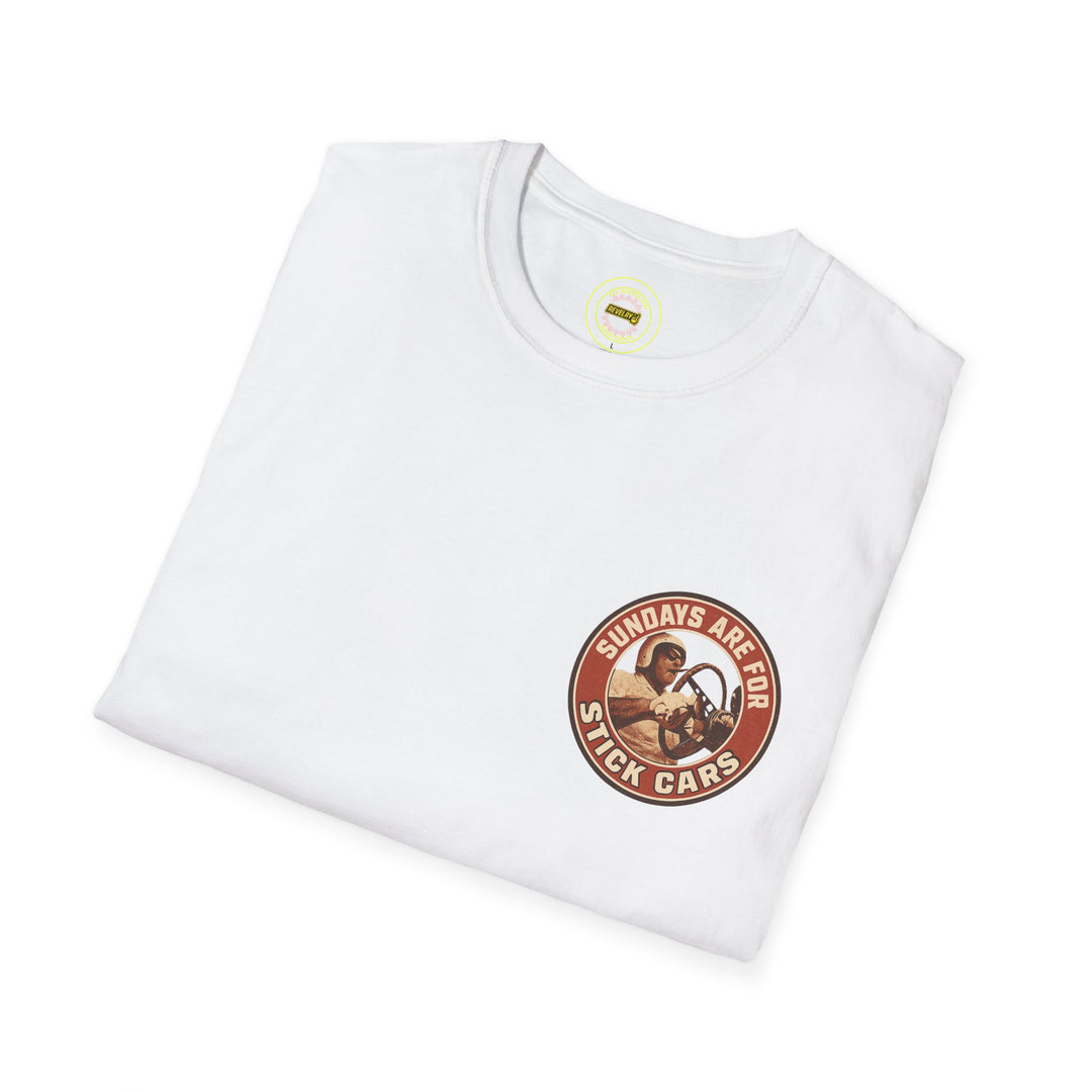 Revelry1 Sundays Are For Stick Cars Softstyle T-Shirt [Unisex]