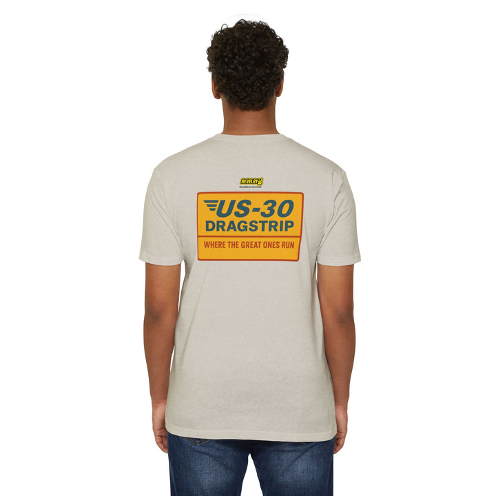 Revelry1 Vintage U.S 30 Dragstrip Jersey T-Shirt [Unisex]