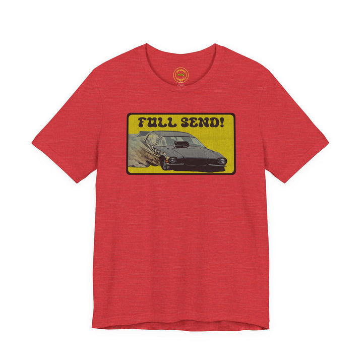 Revelry1 Full Send Funny Car T-Shirt | Vintage Nitro Drag Racing Tee