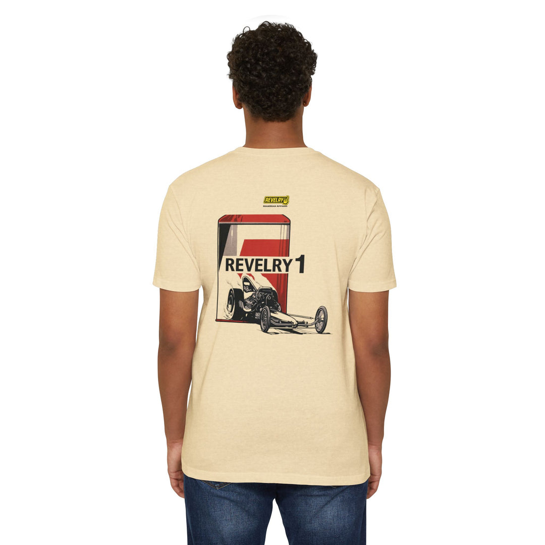 Revelry1 Vintage Front Engine Dragster Jersey T-Shirt [Unisex]