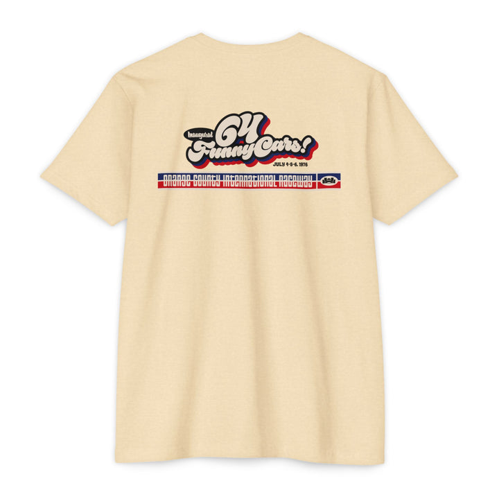 Revelry1 Vintage OCIR 64-Funny Car Race Jersey T-Shirt [Unisex]