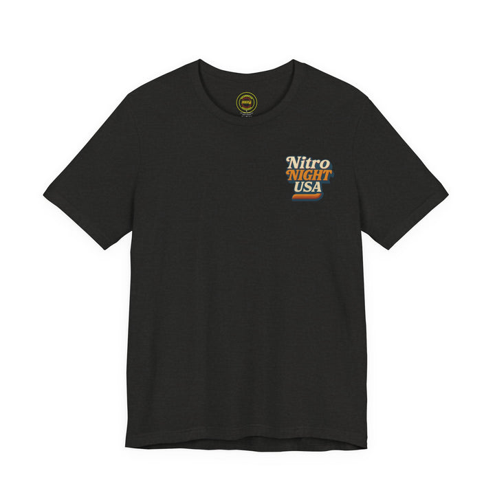 Revelry1 Vintage Funny Car Drag Racing “In the Beams” Jersey T-Shirt