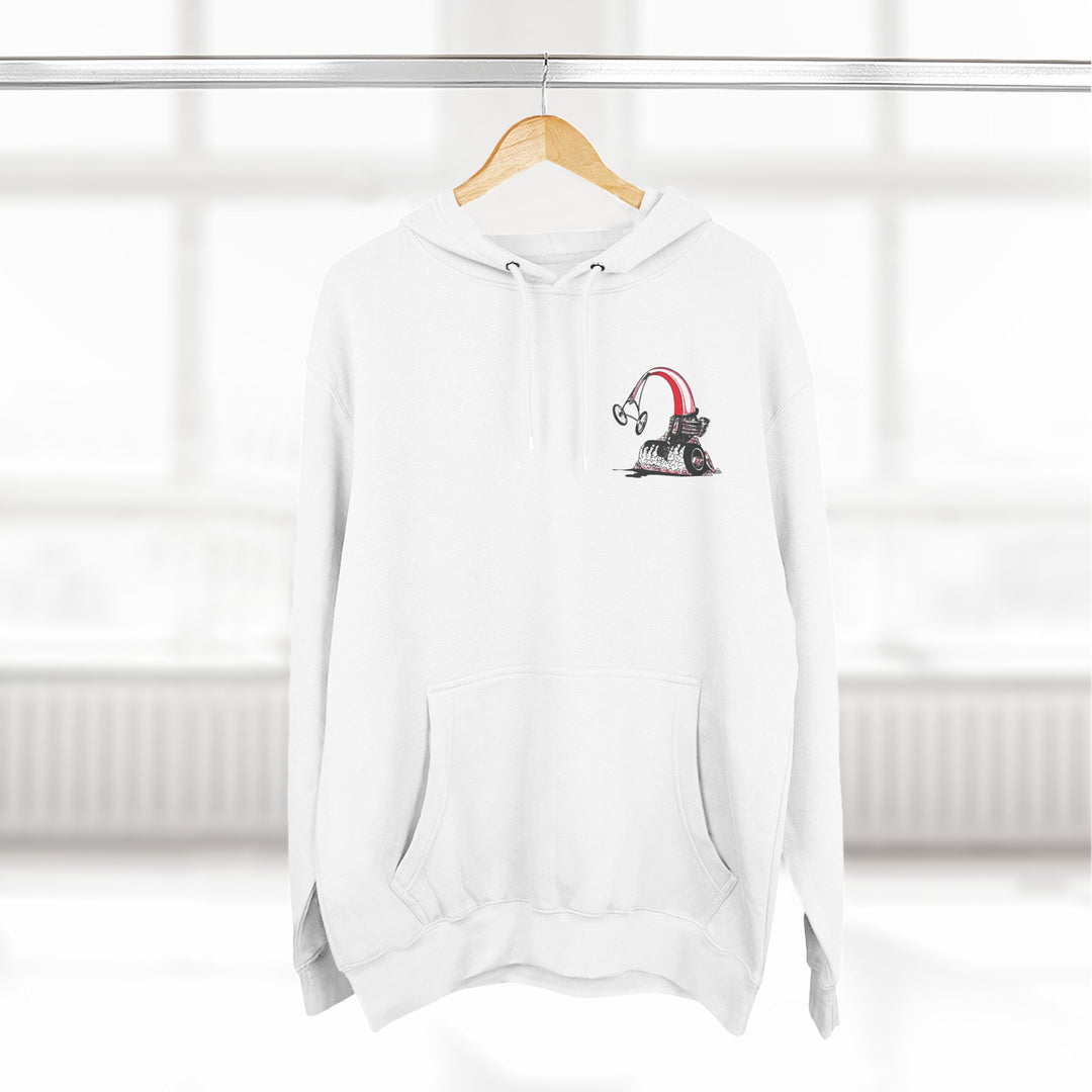 Revelry1 MaxCackle Vintage Dragster Three-Panel Fleece Hoodie [Unisex]
