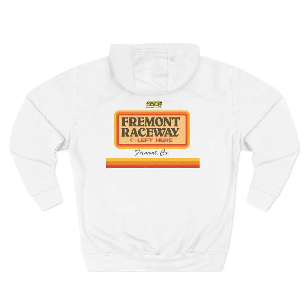 Revelry1 Vintage Fremont Raceway Soft Three-Panel Fleece Hoodie [Unisex]