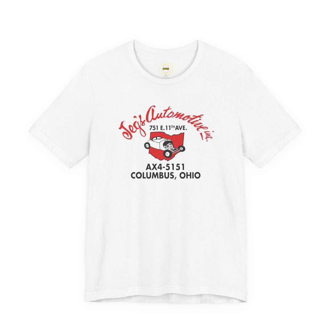 Revelry1 Vintage JEGS “First Sign” T-Shirt – Classic Columbus Racing Heritage Tee