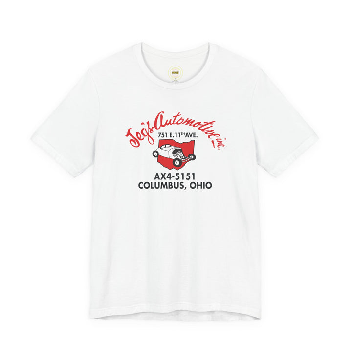 Revelry1 Vintage JEGS “First Sign” T-Shirt – Classic Columbus Racing Heritage Tee