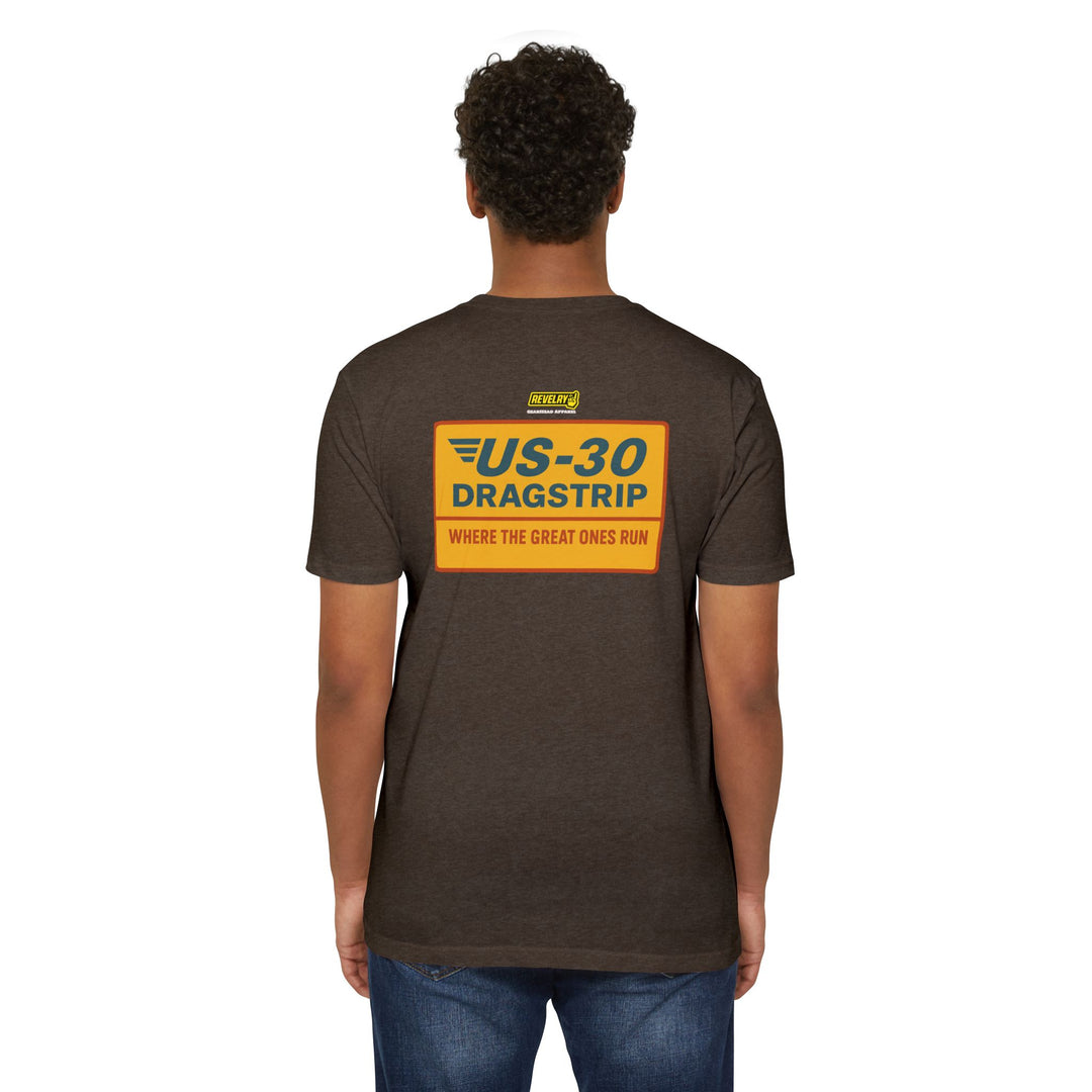 Revelry1 Vintage U.S 30 Dragstrip Jersey T-Shirt [Unisex]
