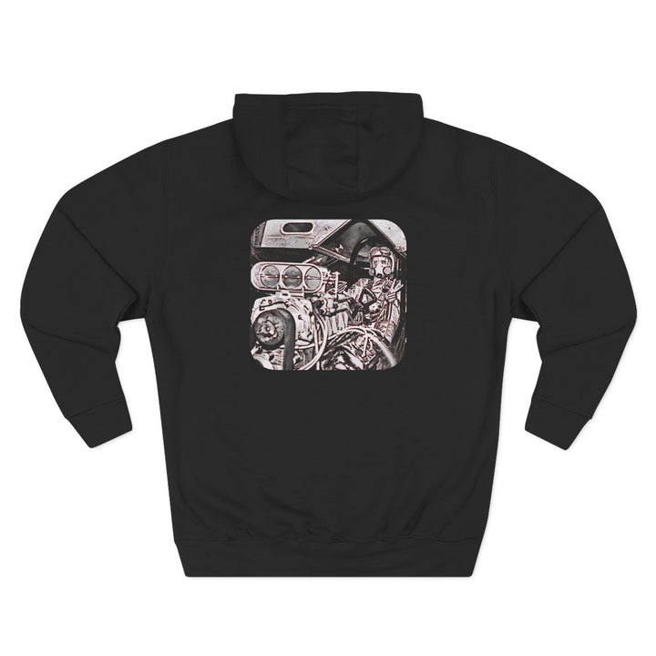 Revelry1 Vintage Peace & Racing Funny Car Fleece Hoodie – Retro Drag Racing Sweatshirt