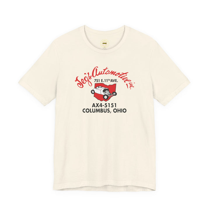 Revelry1 Vintage JEGS “First Sign” T-Shirt – Classic Columbus Racing Heritage Tee