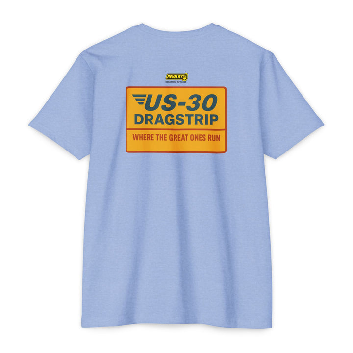 Revelry1 Vintage U.S 30 Dragstrip Jersey T-Shirt [Unisex]