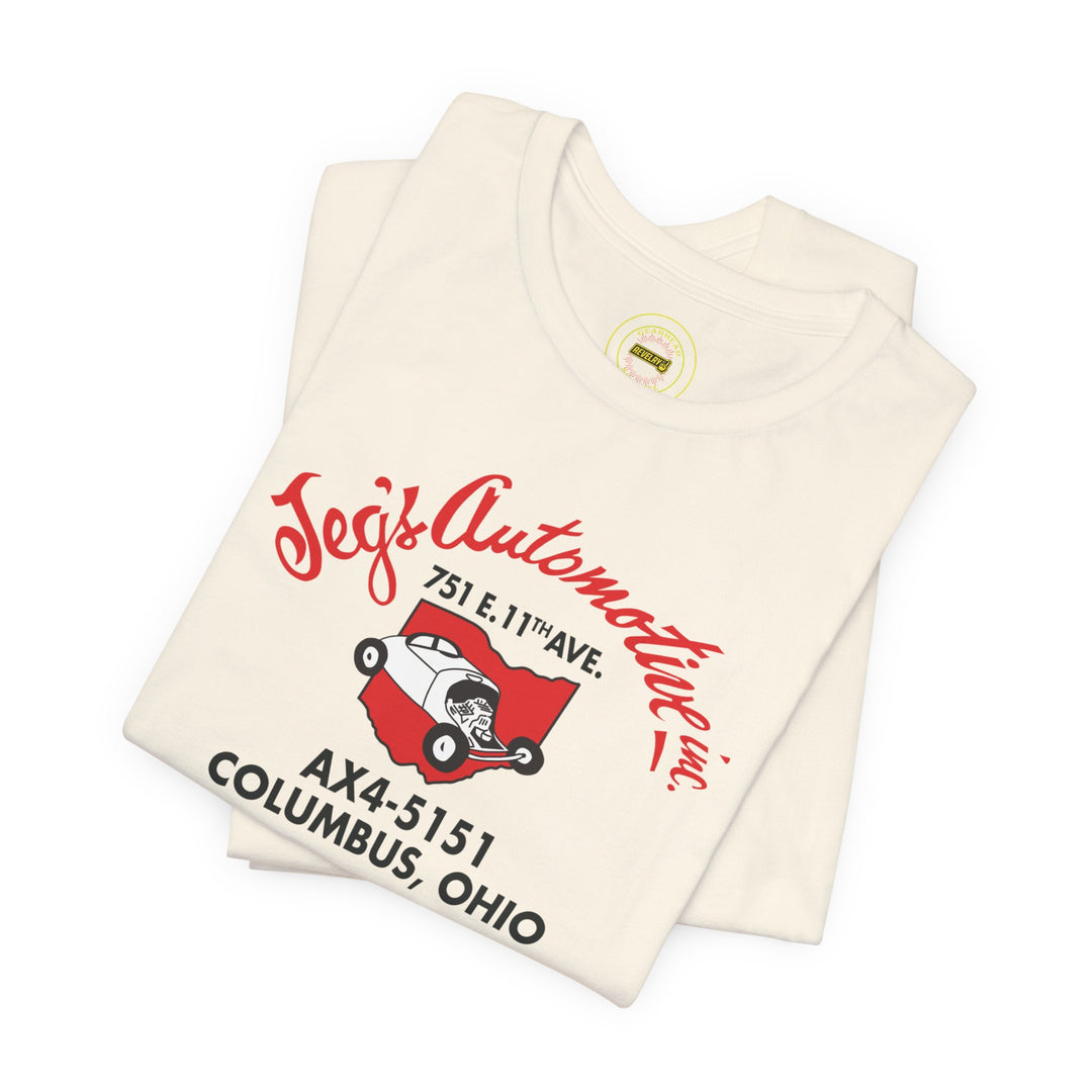 Revelry1 Vintage JEGS “First Sign” T-Shirt – Classic Columbus Racing Heritage Tee