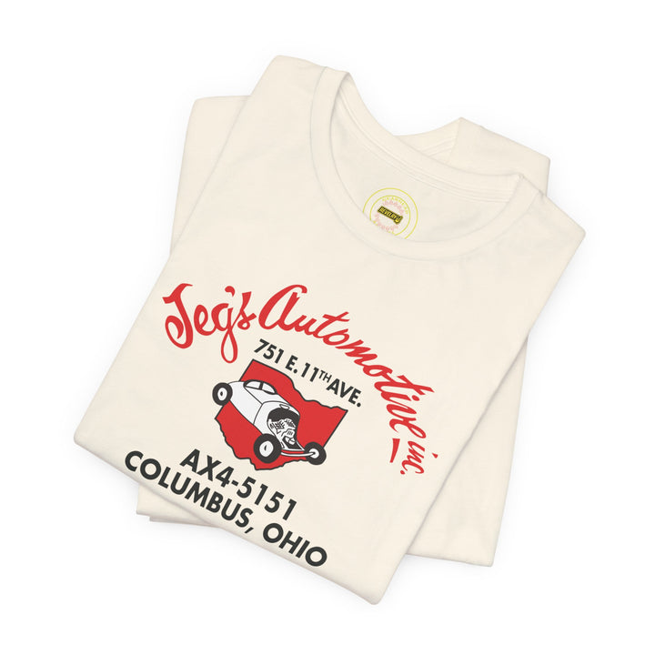 Revelry1 Vintage JEGS “First Sign” T-Shirt – Classic Columbus Racing Heritage Tee