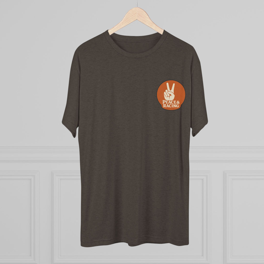Revelry1 Peace & Racing Tri-Blend T-Shirt [Unisex]