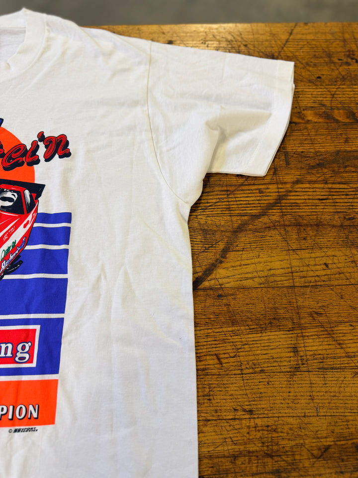 Vintage Kenny Bernstein Budweiser King Funny Car Tee XL Tall