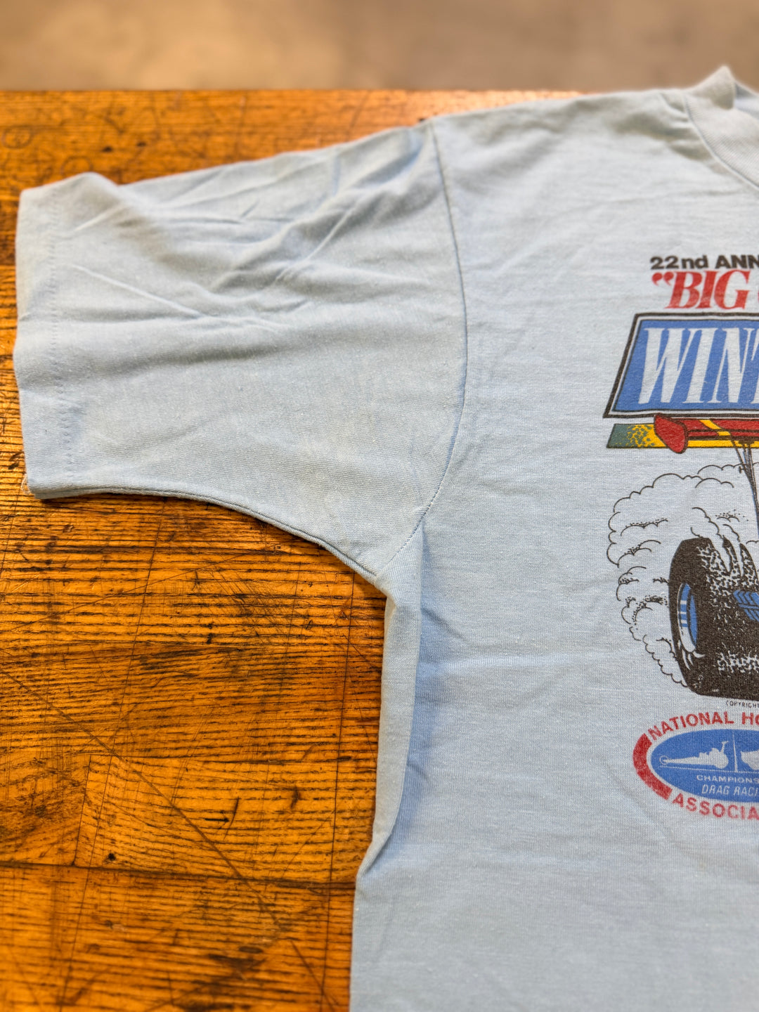 Vintage 1982 NHRA WinterNationals Tee (XL) Pomona Big Go West Drag Racing