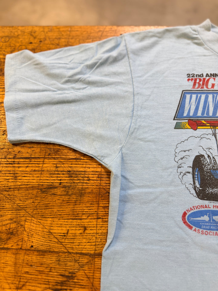 Vintage 1982 NHRA WinterNationals Tee (XL) Pomona Big Go West Drag Racing