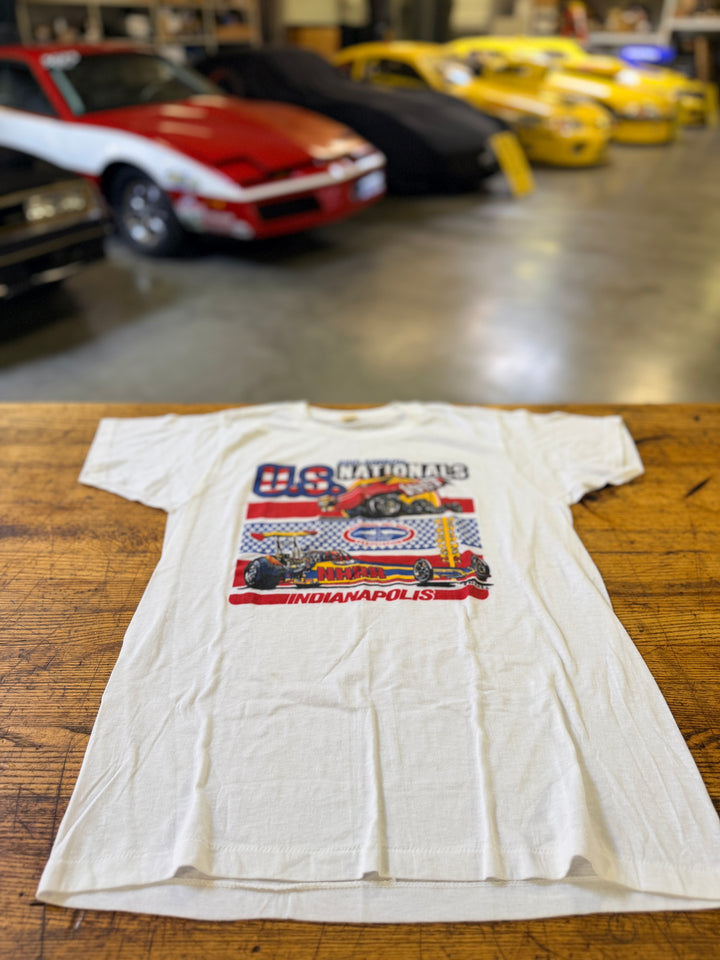 Vintage 1983 NHRA U.S. Nationals Indy Event T-Shirt Large