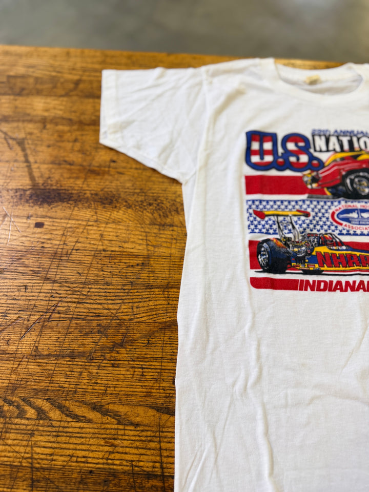 Vintage 1983 NHRA U.S. Nationals Indy Event T-Shirt Large