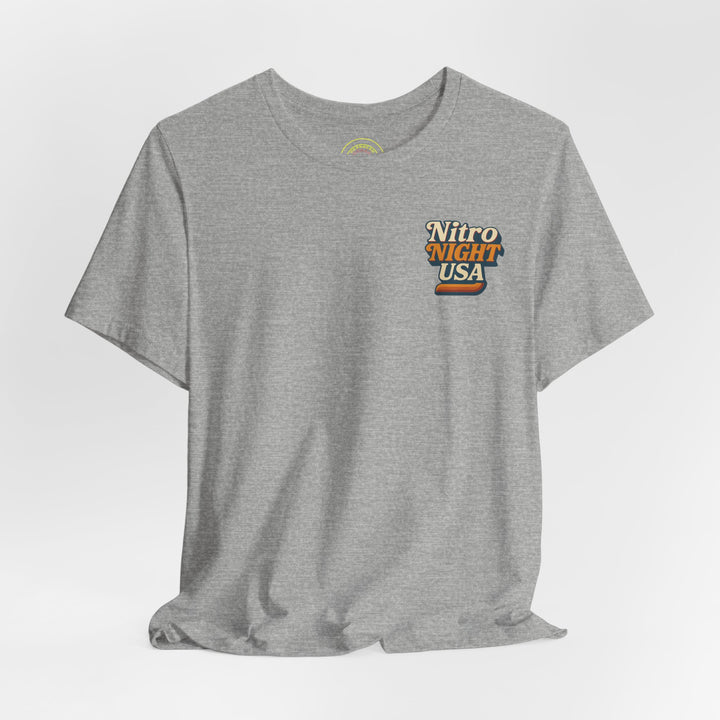 Revelry1 Vintage Funny Car Drag Racing “In the Beams” Jersey T-Shirt