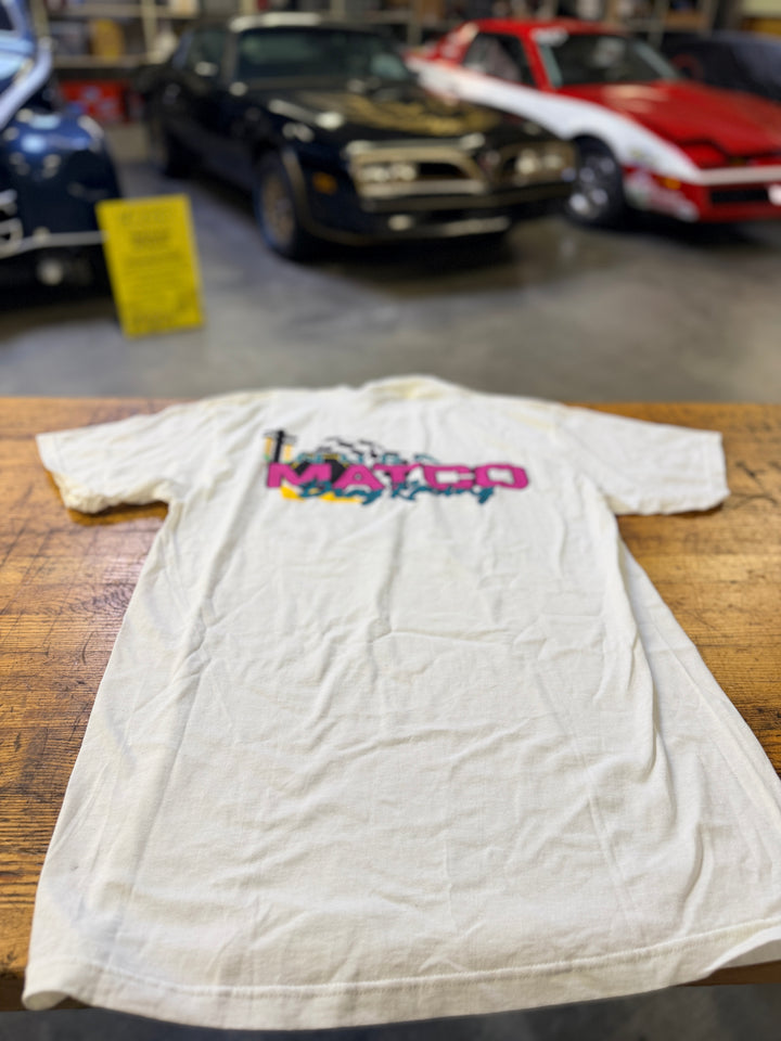 Vintage 90s NHRA Matco Tools Dean Skuza Funny Car Tee (Size L) – Rare Drag Racing Shirt