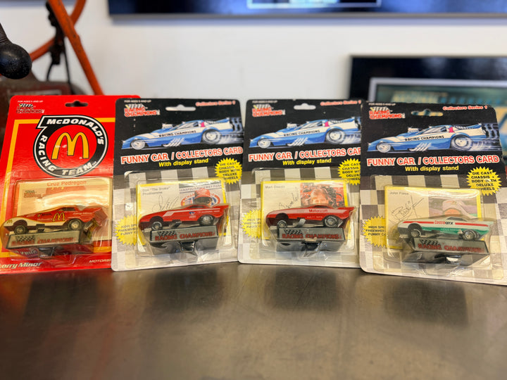 NHRA Funny Car Legends 1:64 5-Pack – John Force, Don Prudhomme, Cruz Pedregon