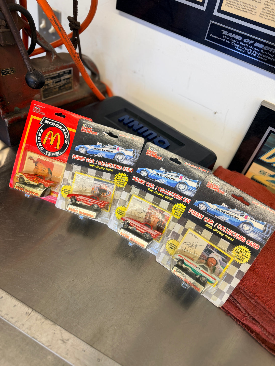NHRA Funny Car Legends 1:64 5-Pack – John Force, Don Prudhomme, Cruz Pedregon